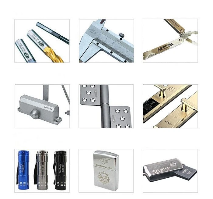 Desktop Fiber Laser Engraver samples